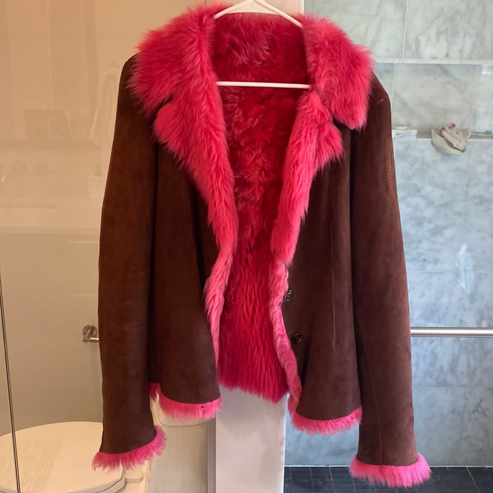 Suede Leather Jacket - image 1